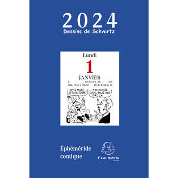 Agenda de bureau Eurotime 18 Gwenaëlle Trolez 15 x 17 cm Semainier Janvier  à Décembre 2024 Fleur