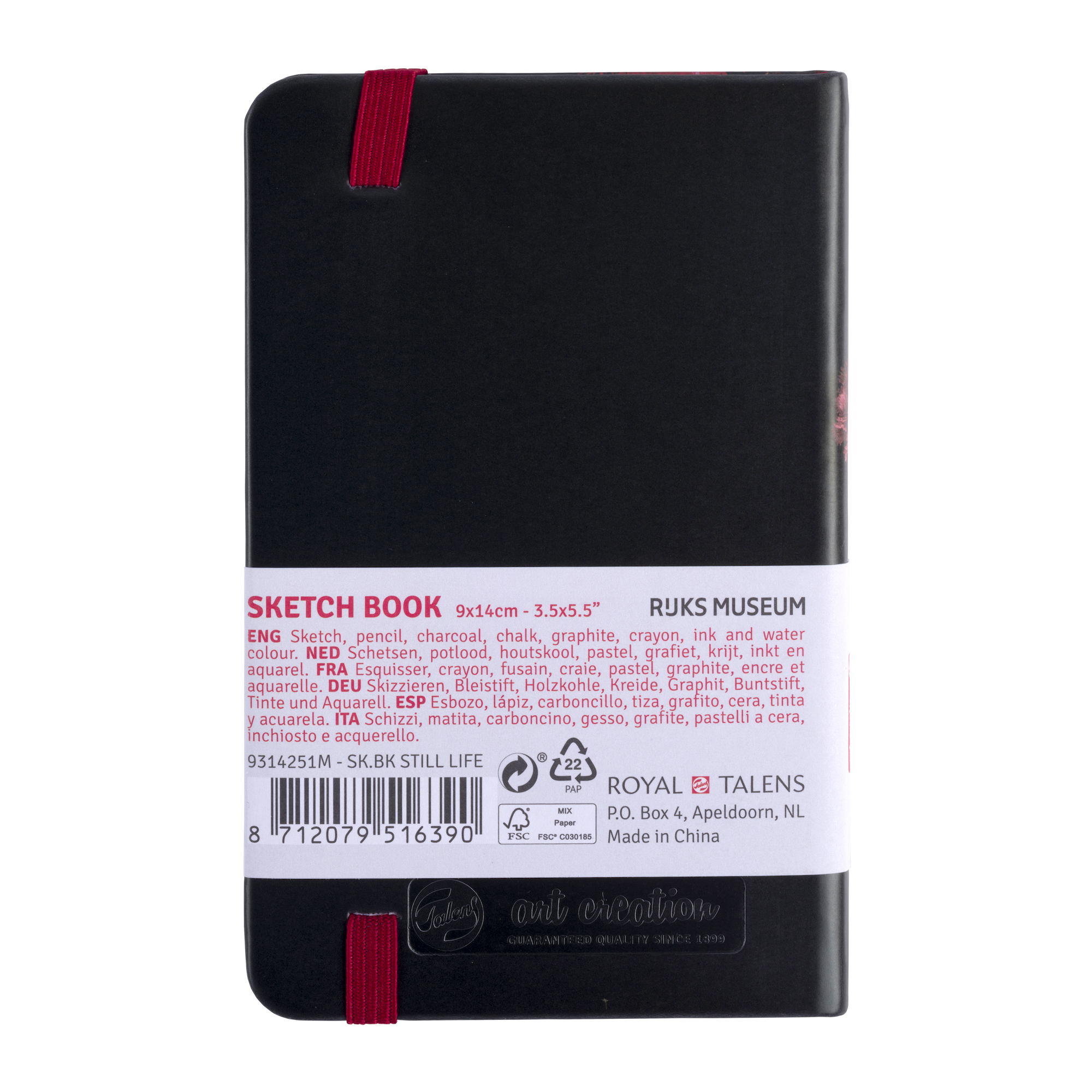 TALENSARTCREATION Cahier de Croquis Nature Morte 9 x 14 cm, 140 g, 80 feuilles