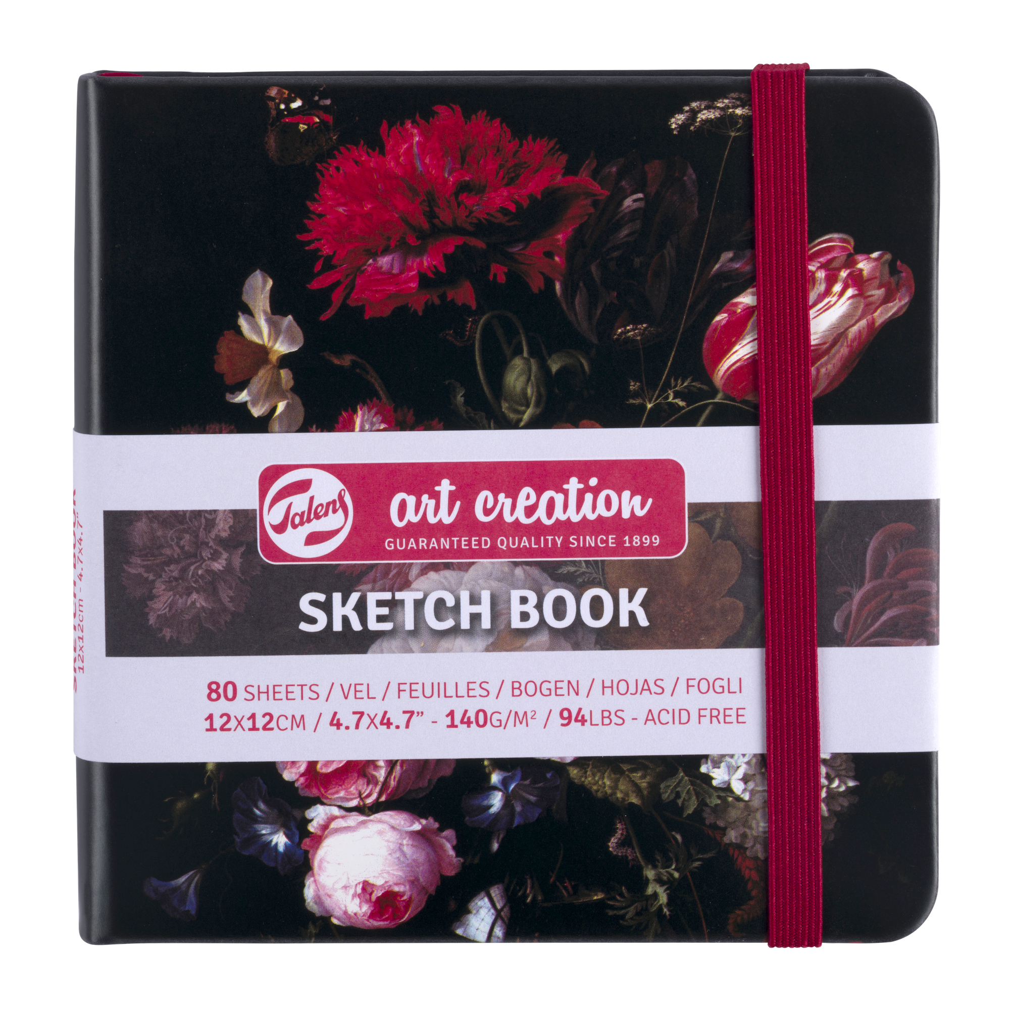 TALENSARTCREATION Cahier de Croquis Nature Morte 12 x 12 cm, 140 g, 80 feuilles