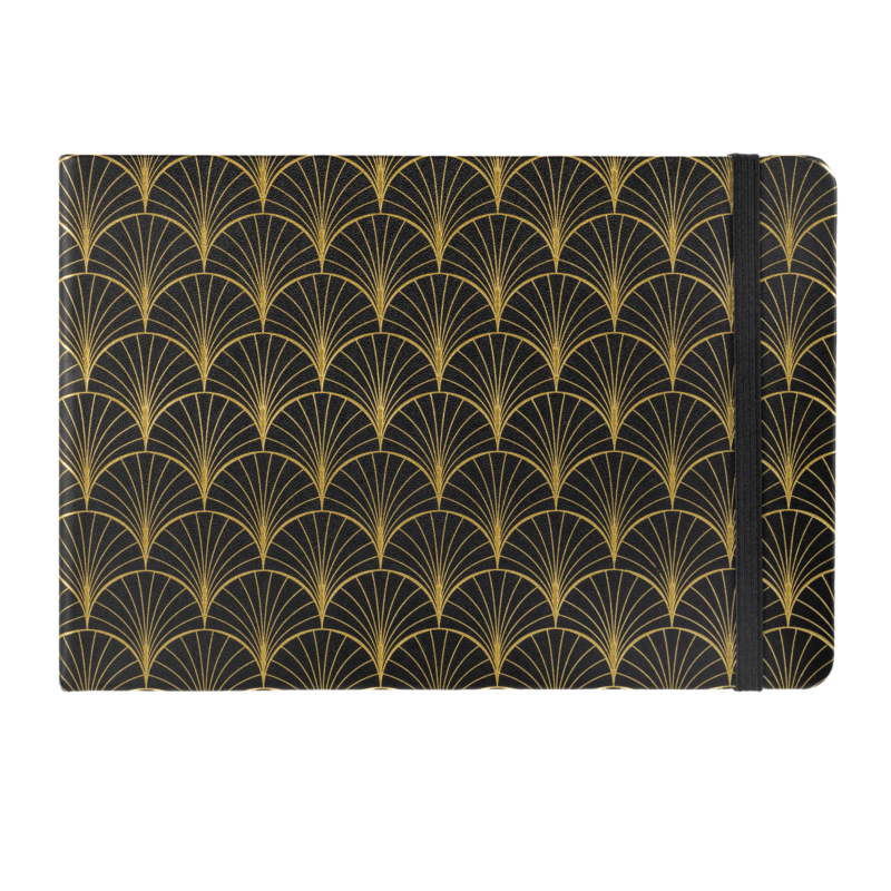 TALENSARTCREATION Cahier de Croquis Art Deco 21 x 14.8 cm, 140 g, 80 feuilles