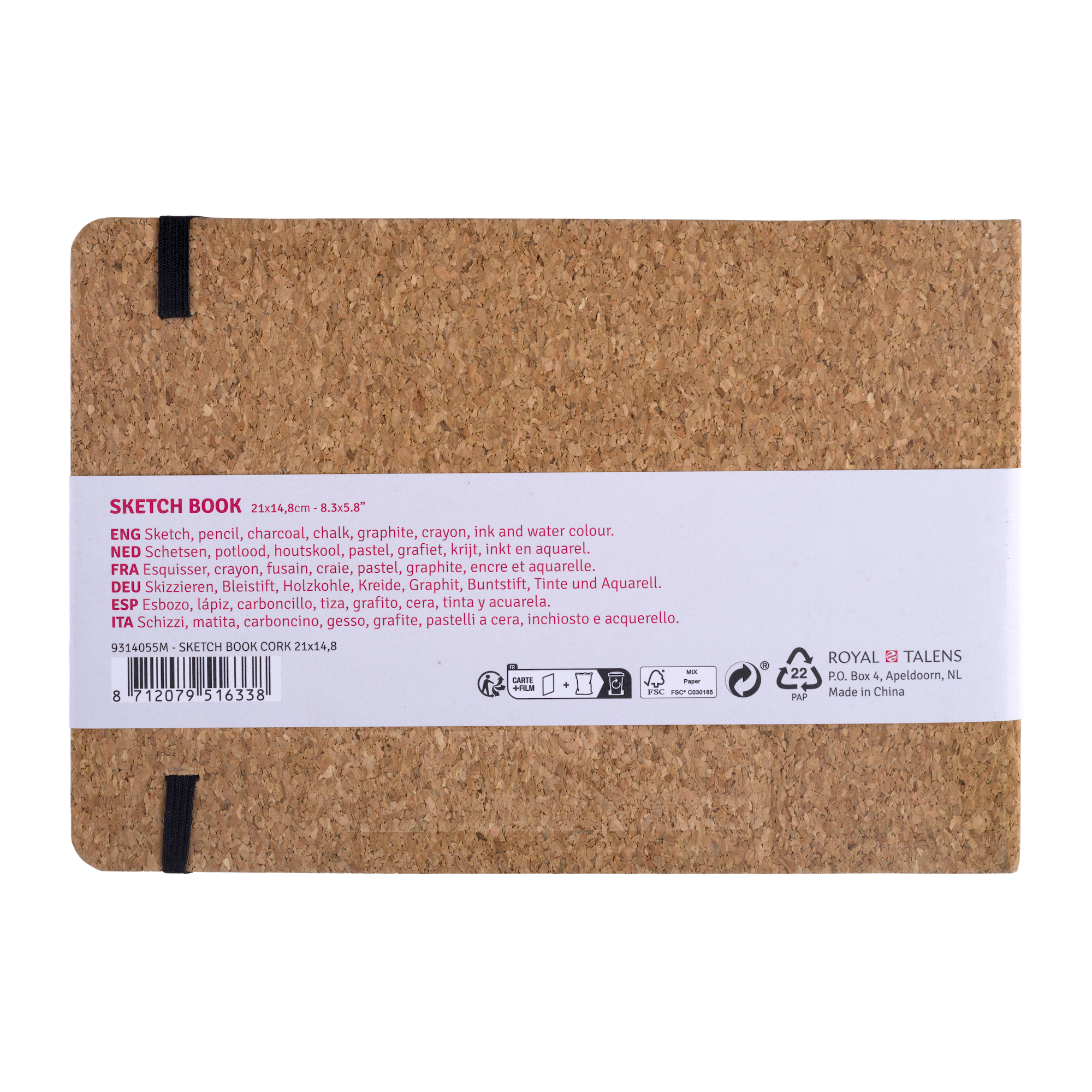 TALENSARTCREATION Cahier de Croquis Liège 21 x 14.8 cm, 140 g, 80 feuilles