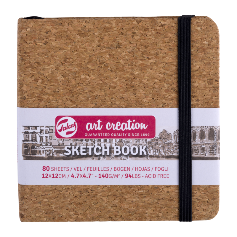 TALENSARTCREATION Cahier de Croquis Liège 12 x 12 cm, 140 g, 80 feuilles