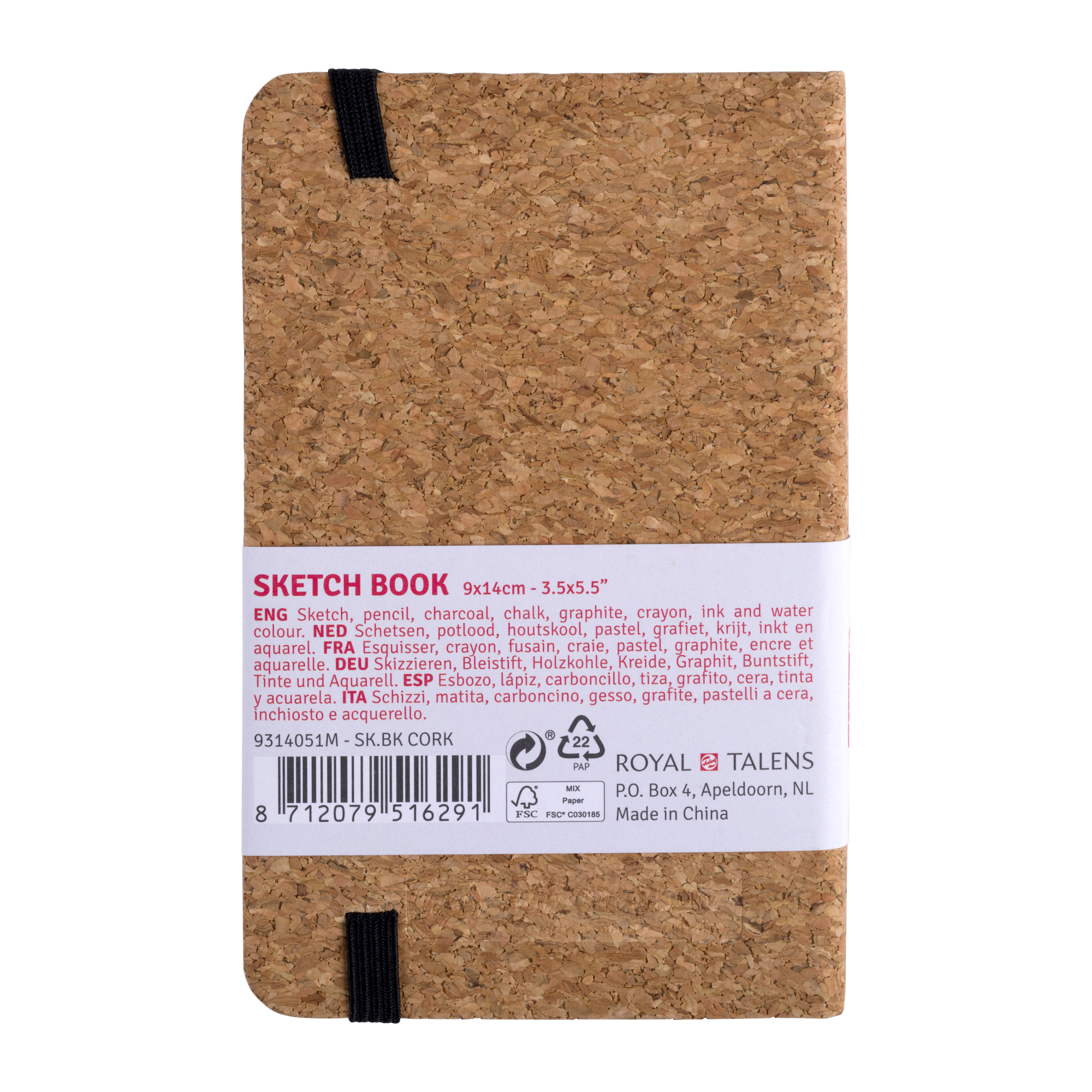 TALENSARTCREATION Cahier de Croquis Liège 9 x 14 cm, 140 g, 80 feuilles