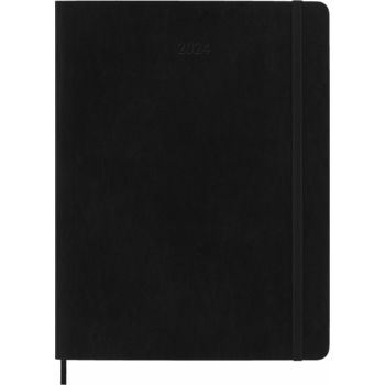 Agenda mensuel Moleskine Grand format Couverture souple 2022 Noir - Agenda  civil - Achat & prix