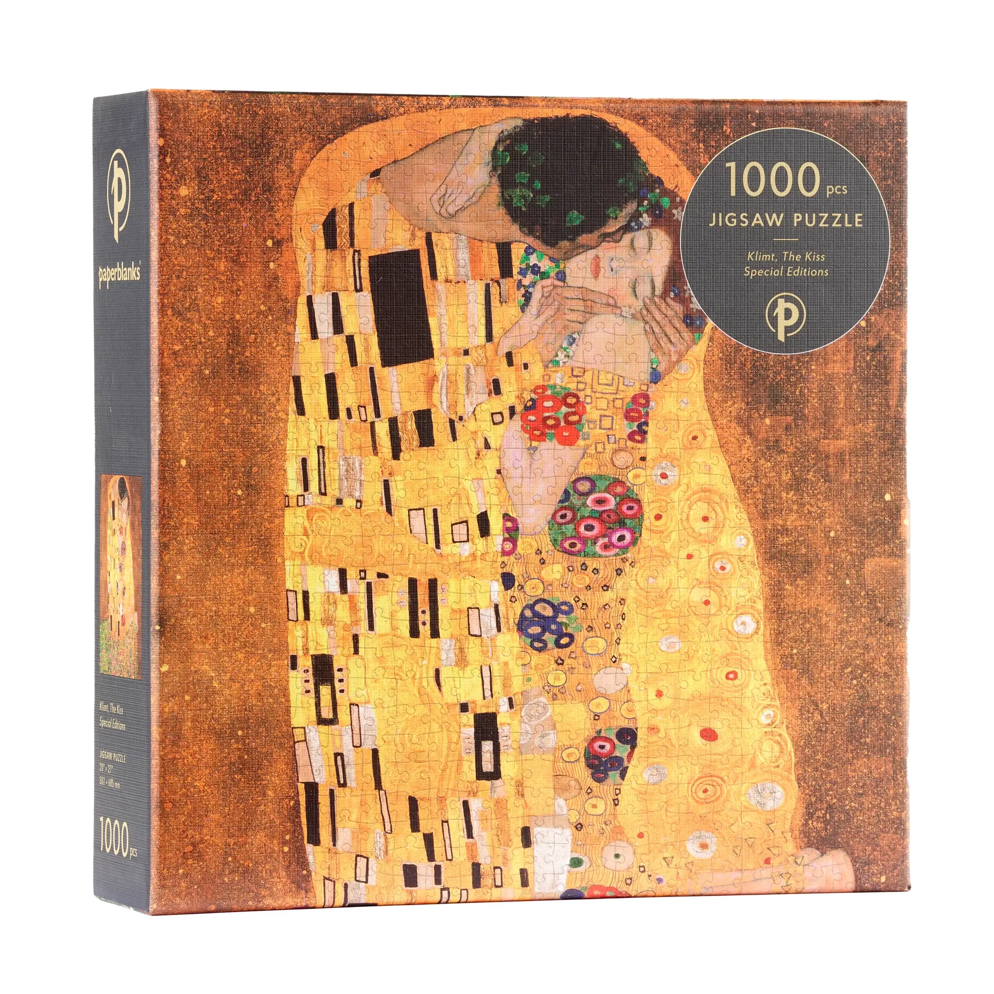 PAPERBLANKS Puzzles 1 000 pièces Klimt, Le Baiser