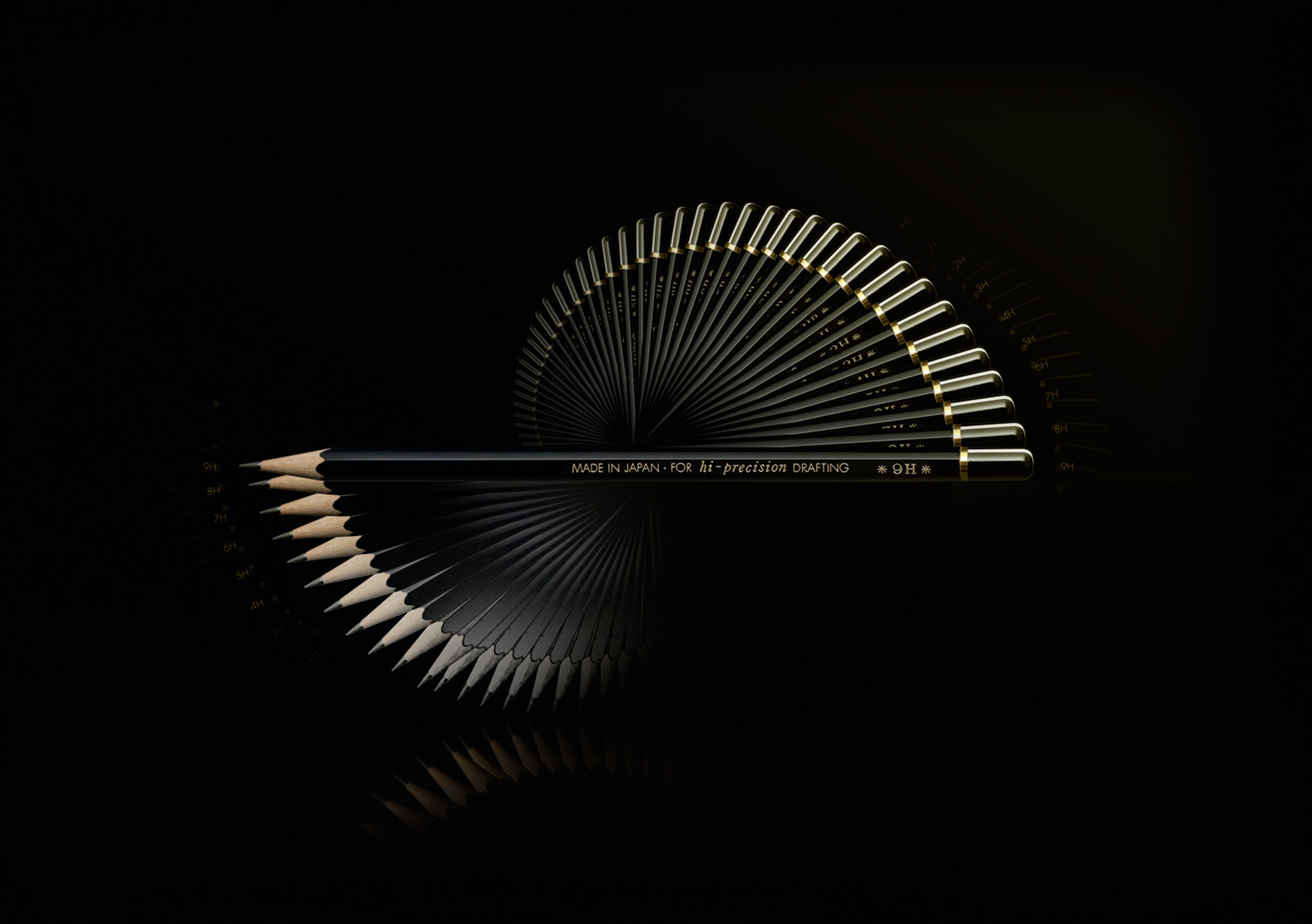 TOMBOW Crayon Mono 100, Différentes Duretés, Boîte De 12