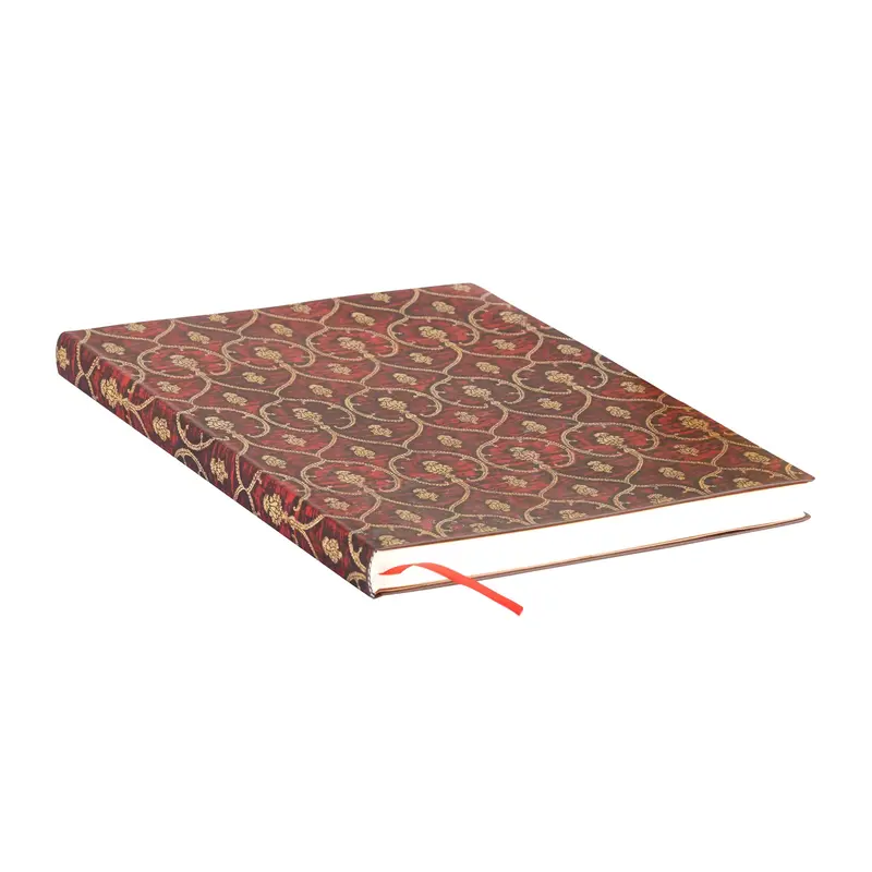 PAPERBLANKS Carnets Flexis À Couverture Souple Velours Rouge Midi Ligné