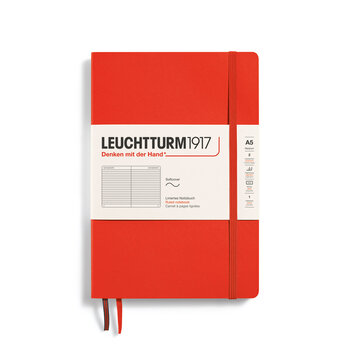 LEUCHTTURM 1917 Carnet de notes Couverture souple Lobster, Medium (A5), 123 p., ligné