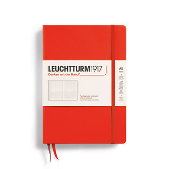 LEUCHTTURM 1917 Carnet de notes Couverture rigide Medium Lobster, Medium (A5), 251 p., pointillé