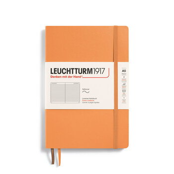 LEUCHTTURM 1917 Carnet de notes Couverture souple Medium Apricot, Couverture souple, Medium (A5), 123 p., ligné