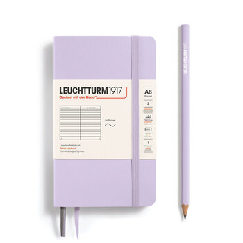 LEUCHTTURM 1917 Carnet de notes Couverture souple Lilac, Pocket (A6), 123 p., ligné