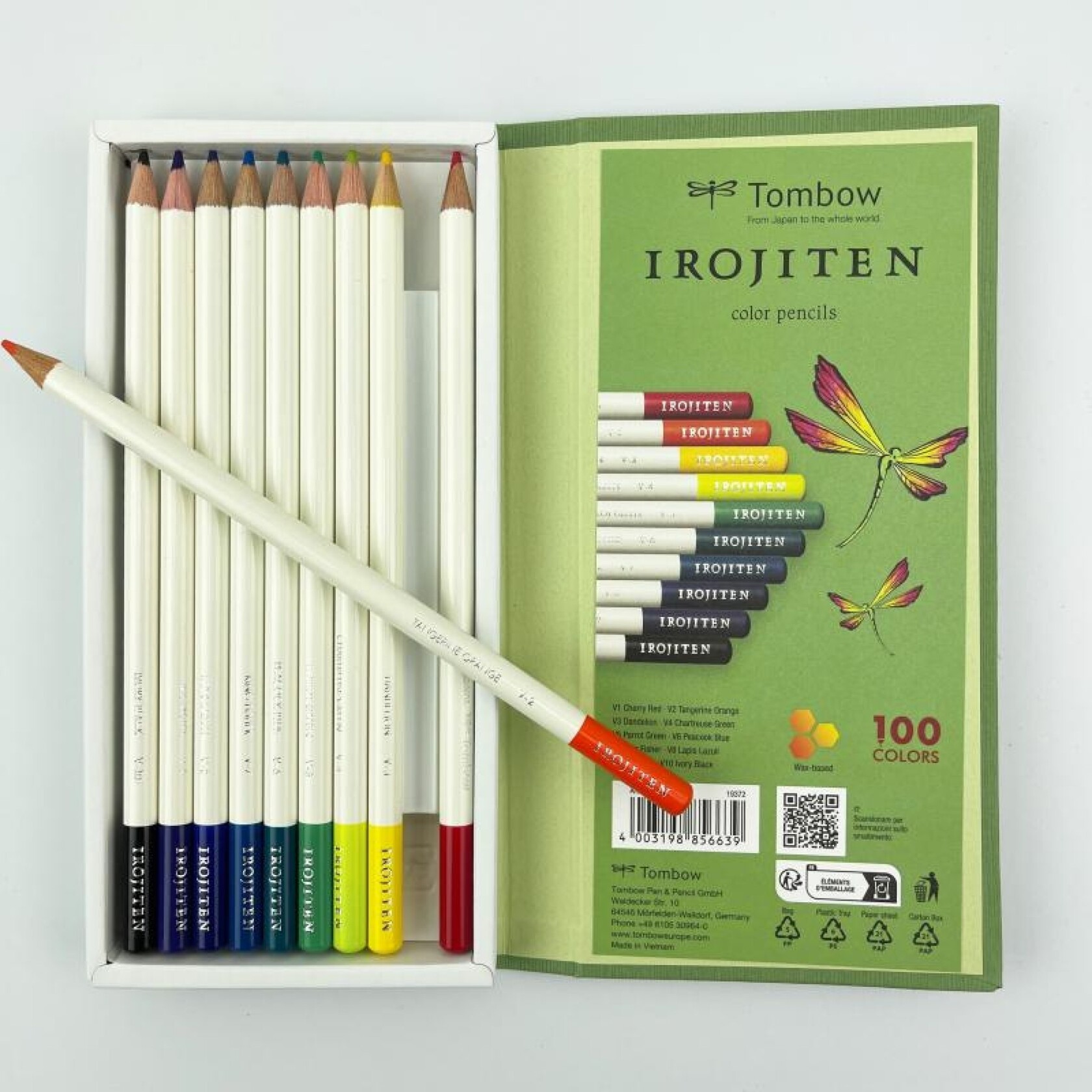 Kit De Crayons De Couleur BeauxArts Irojiten, Set Volume 2 Vivid Tone