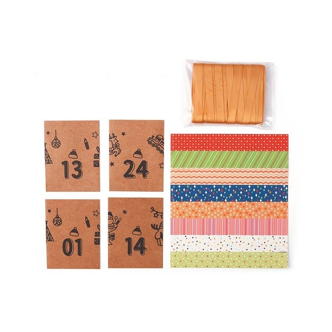 GRAINE CREATIVE Calendrier De L'Avent Berlingot Kraft