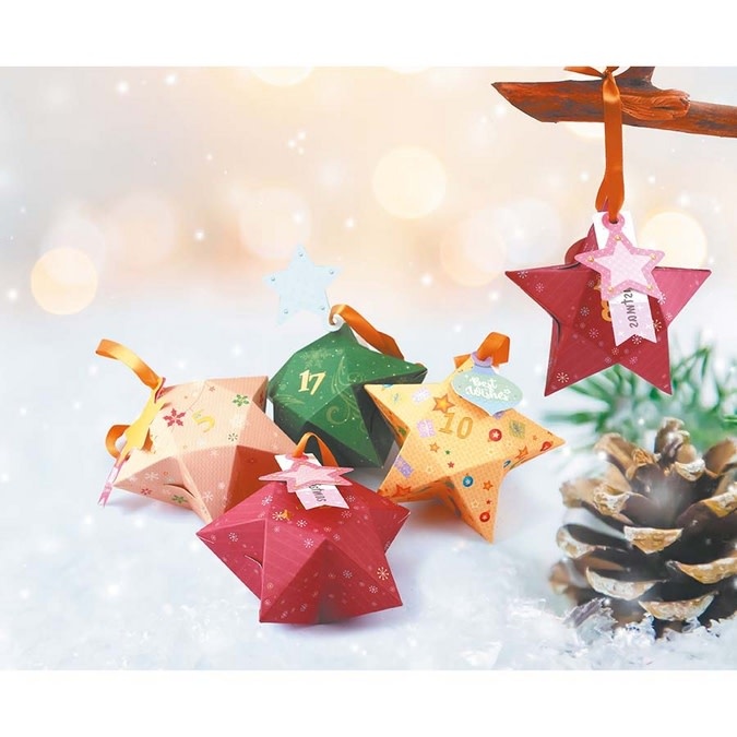 GRAINE CREATIVE Calendrier De L'Avent Etoile