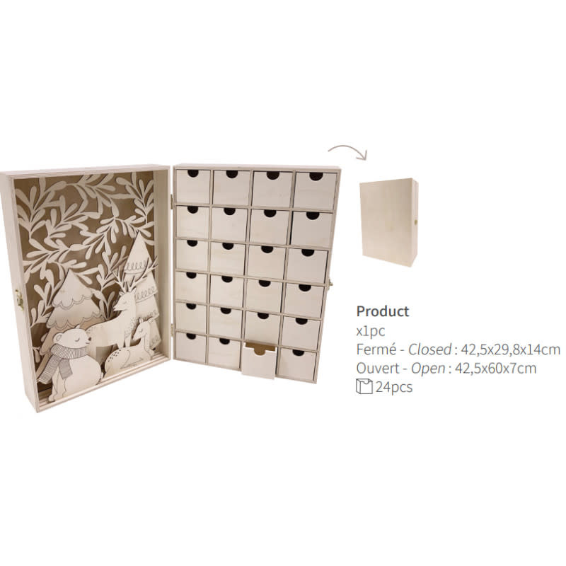 ARTEMIO Calendrier De L'Avent Let It Snow