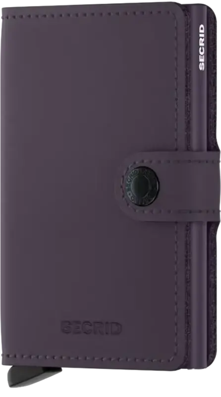 SECRID Miniwallet Matte Dark Purple