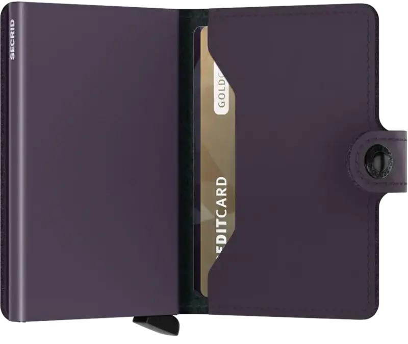 SECRID Miniwallet Matte Dark Purple