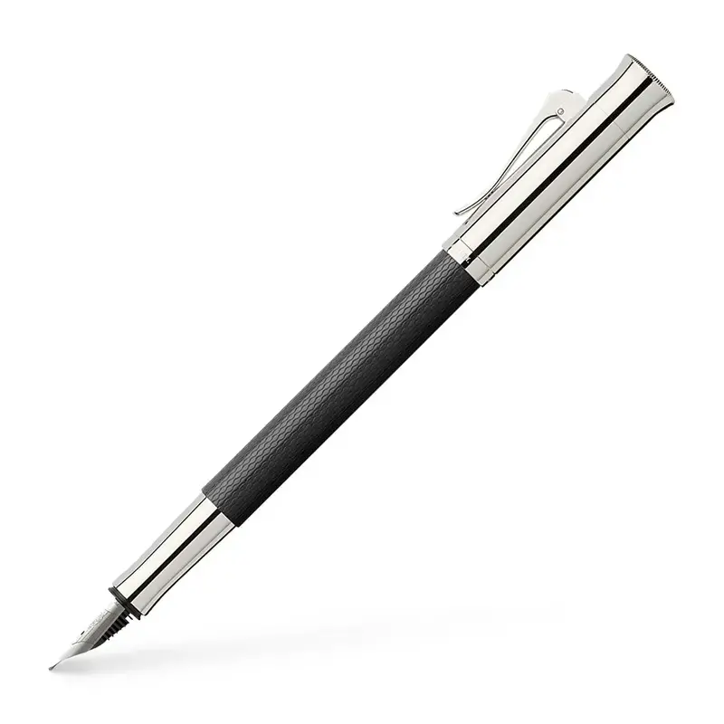 FABER CASTELL Stylo-plume Guilloché, noir, EF