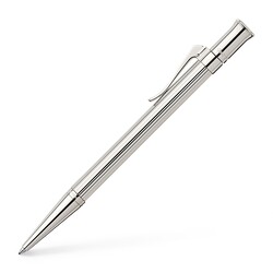 FABER CASTELL Stylo Bille entièrement plaqué platine