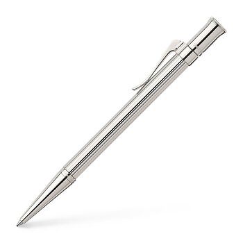 FABER CASTELL Stylo Bille entièrement plaqué platine