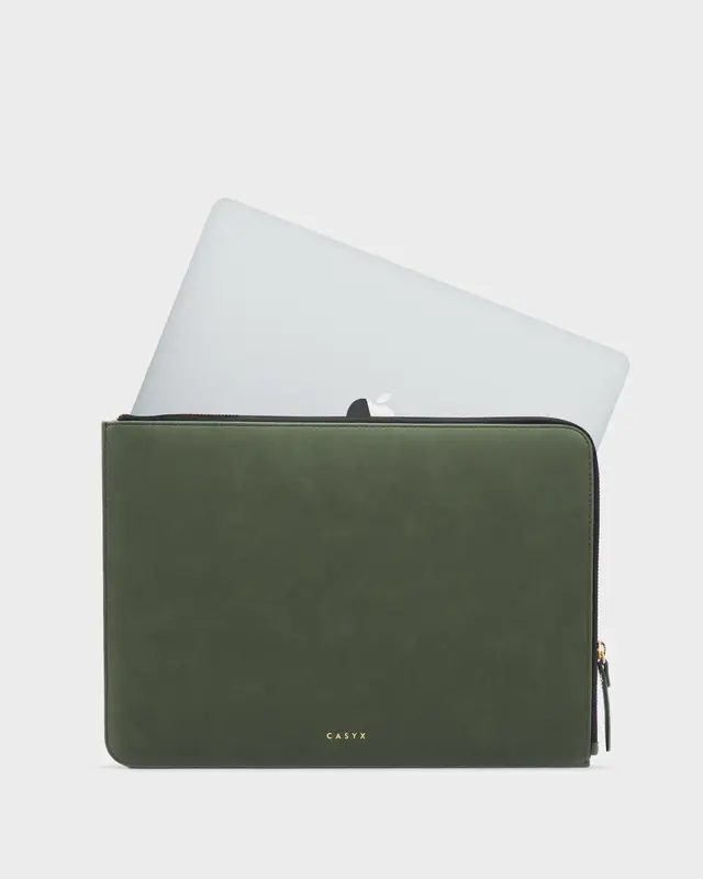 CASYX Pochette ordinateur Atelier 16' Olive