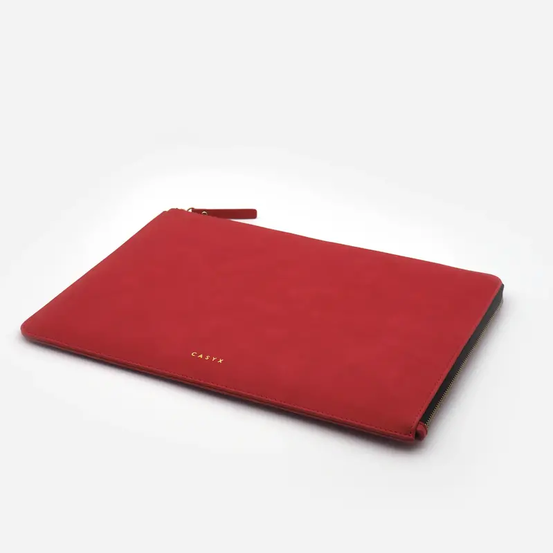 CASYX Pochette ordinateur Atelier 16' Carmin