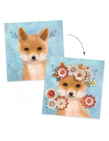 DJECO Papier Creatif Couronnes De Fleurs