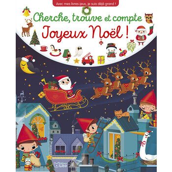 EDITIONS LITO Cherche, trouve et compte - Joyeux Noël ! 3 ans