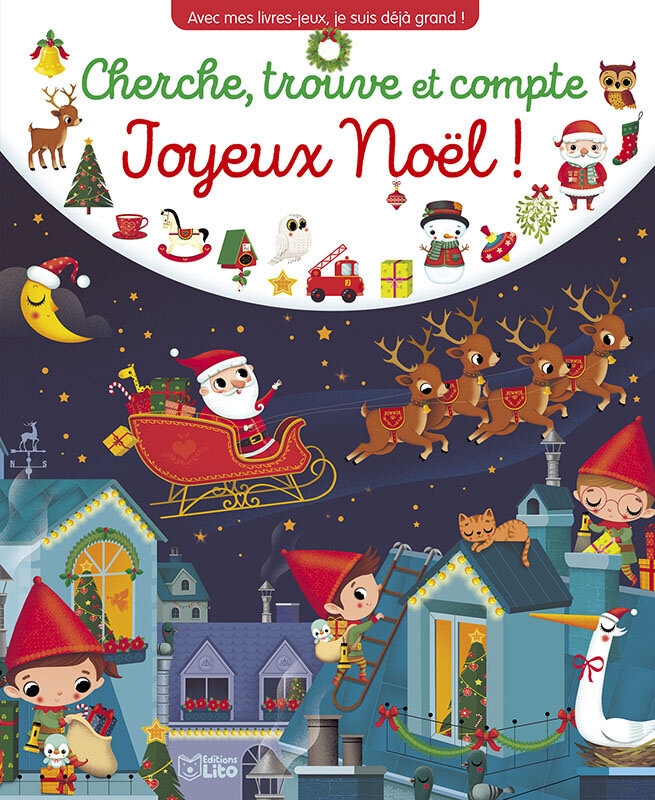 EDITIONS LITO Cherche Trouve Compte Noel