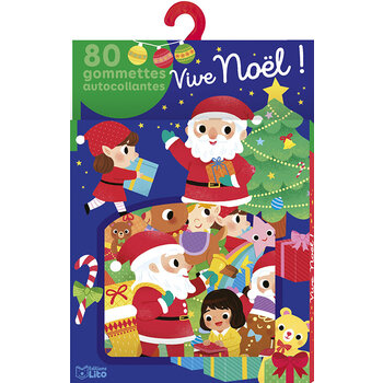 EDITIONS LITO Gommettes Vive Noël ! 3 ans