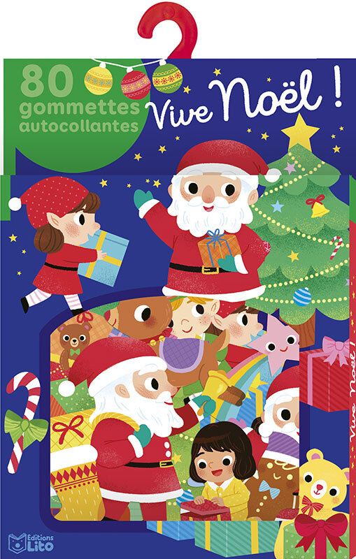 EDITIONS LITO Gommettes Vive Noël ! 3 ans