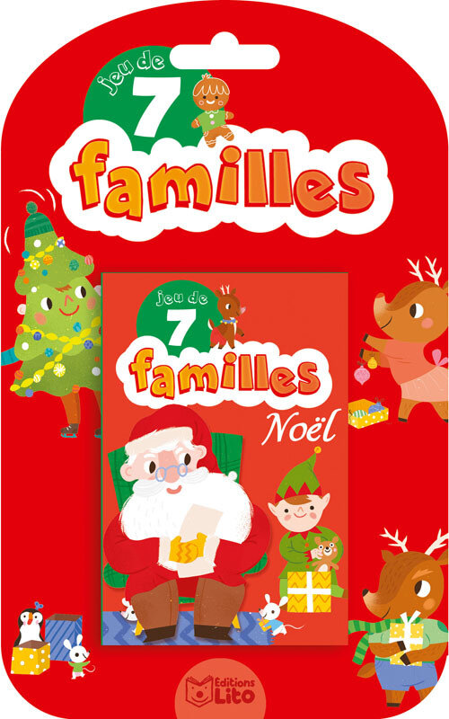 EDITIONS LITO Jeux de 7 familles Noël 7 ans