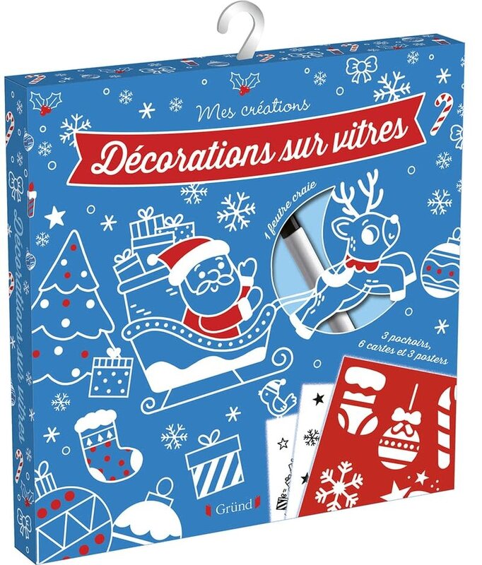 GRUND JEUNESSE Pochette Décorations Noël Sur Vitres