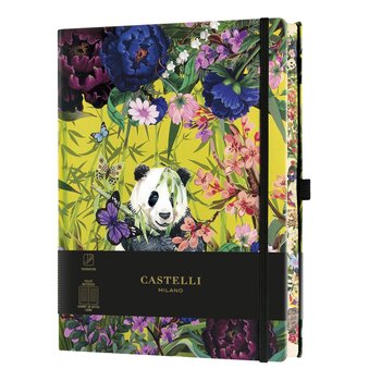 CASTELLI Carnet Eden Très Grand Format Ligné Panda