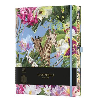 CASTELLI Carnet Eden Très Grand Format Ligné Girafe