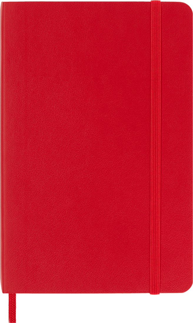 MOLESKINE Carnet Classique Format De Poche Pages Blanches Rouge Ecarlate Couverture Souple