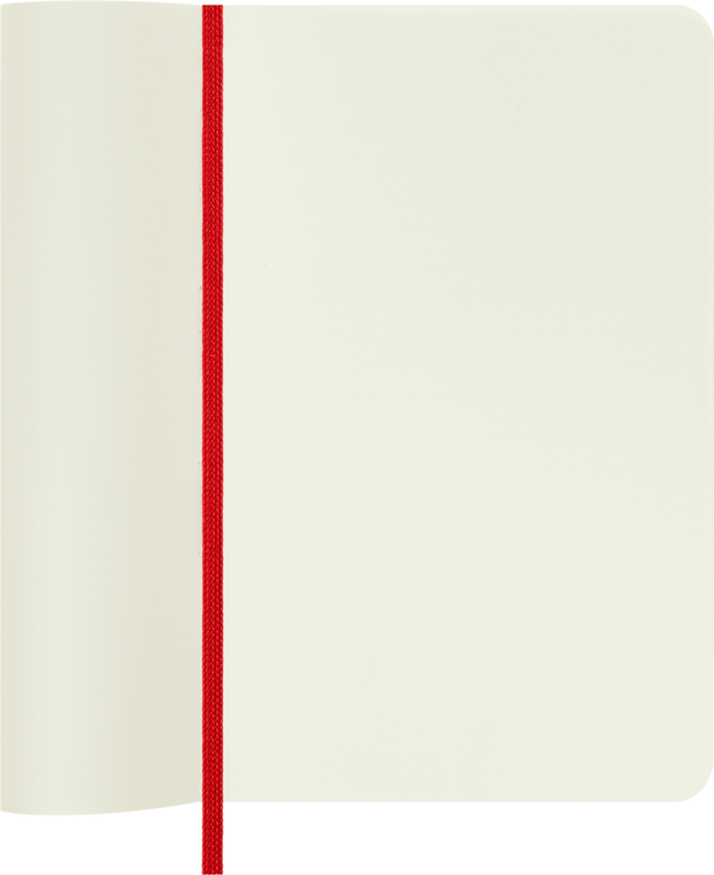 MOLESKINE Carnet Classique,Format De Poche,A Pages Blanche,Rouge Ecarlat,Couverture Souple