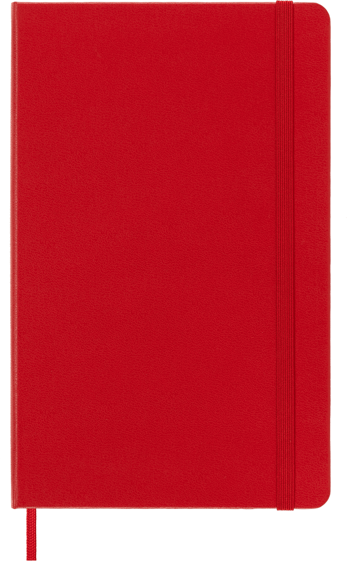 MOLESKINE Carnet Classique, Format De Poche, À Pages Blanches, Rouge Écarlat, Couverture Rigide