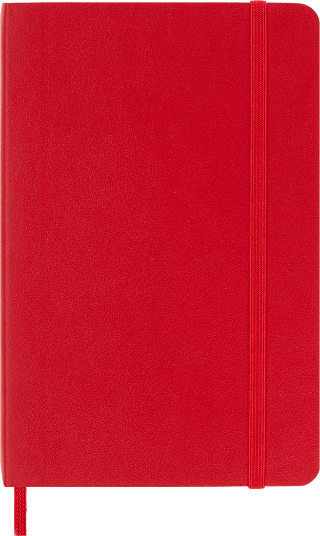 MOLESKINE Carnet Classique Format De Poche Ligné Rouge Ecarlate Couverture Souple