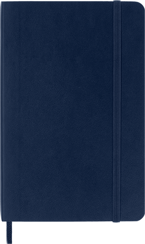 MOLESKINE Carnet Classique Format De Poche Ligné Bleu Saphir Couverture Souple