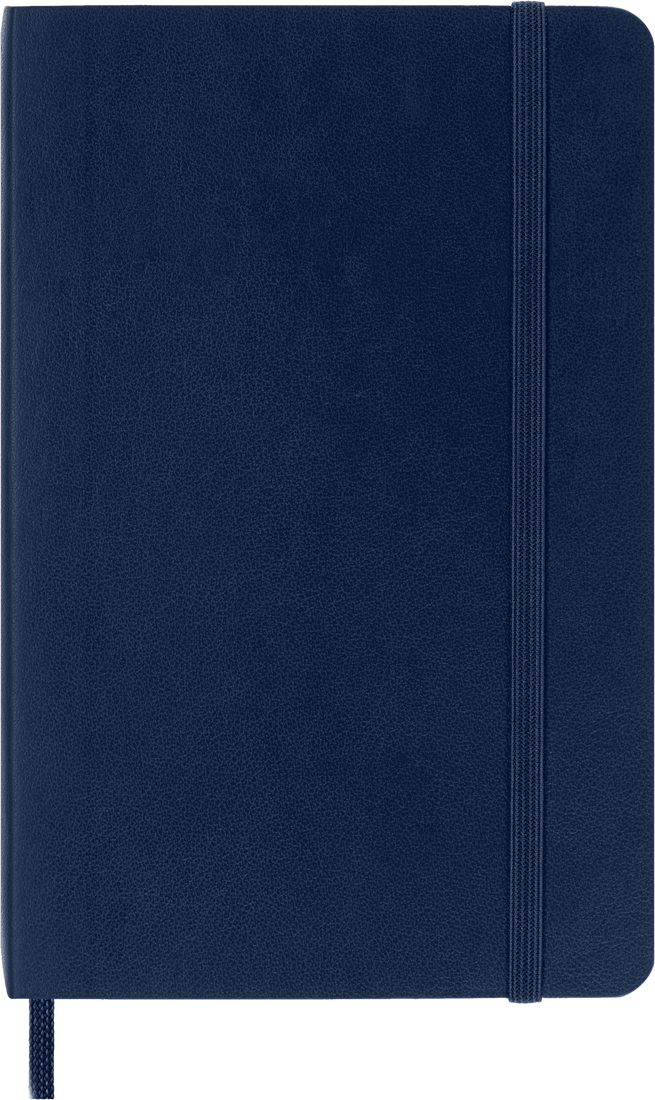 MOLESKINE Carnet Classique Format De Poche Ligné Bleu Saphir Couverture Souple