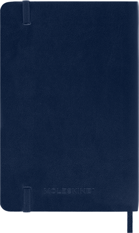 MOLESKINE Carnet Classique Format De Poche Ligné Bleu Saphir Couverture Souple