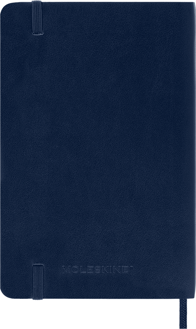 MOLESKINE Carnet Classique Format De Poche Ligné Bleu Saphir Couverture Souple