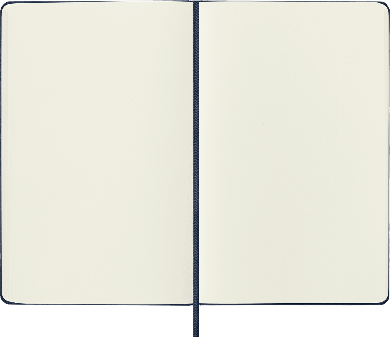 MOLESKINE Carnet Classique À Pages Blanches, Grand Format, Bleu Saphir, Couverture Rigide