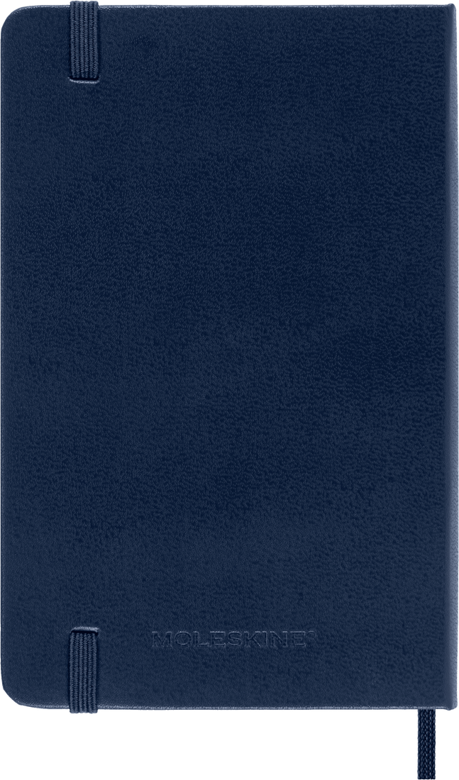 MOLESKINE Carnet Classique Format De Poche À Pages Blanches Bleu Saphir Couverture Rigide