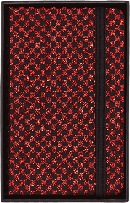 MOLESKINE Carnet Shine Brillant Rouge Metallique Format Xs A Pages Blanches Couverture Rigide Box