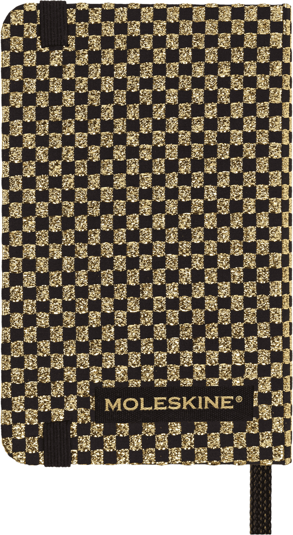 MOLESKINE Carnet Brillant Or Format Xs A Pages Blanches Couverture Rigide Box