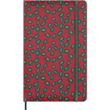 MOLESKINE Carnet Silk En Soie Bordeaux Grand Format Ligne Couverture Rigide Box