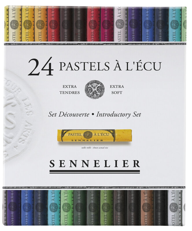 SENNELIER Boîte carton Pastel Ecu Introduction 24 Pastels