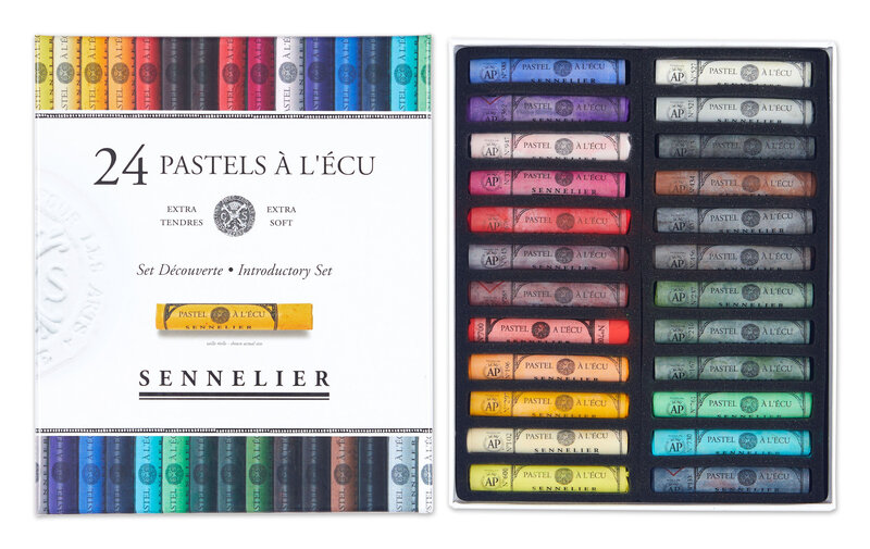 SENNELIER Boîte carton Pastel Ecu Introduction 24 Pastels